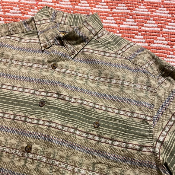 Woolrich button up shirt sleeve shirt - Picture 3 of 4